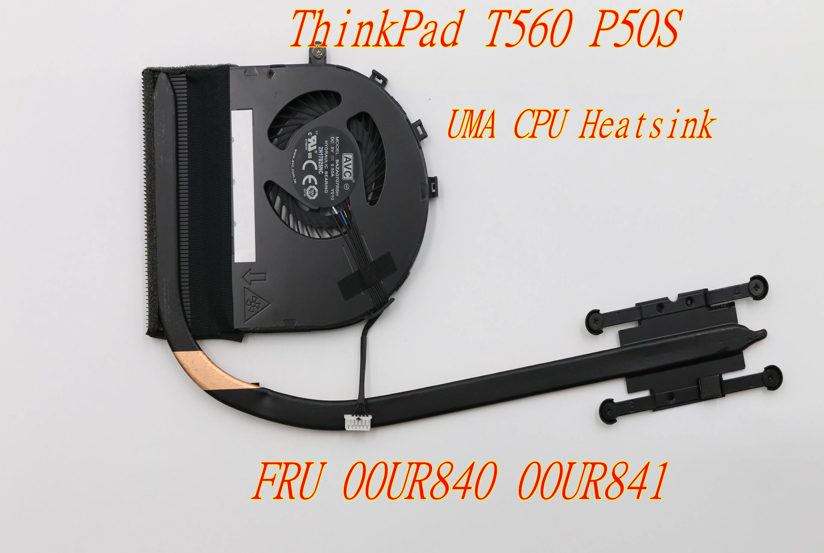 Новый/оригинальный вентилятор процессора для ноутбука Lenovo ThinkPad T560 P50S, встроенный графический охлаждающий вентилятор для процессора, радиатор 00UR840 00UR841 SH40K82627
