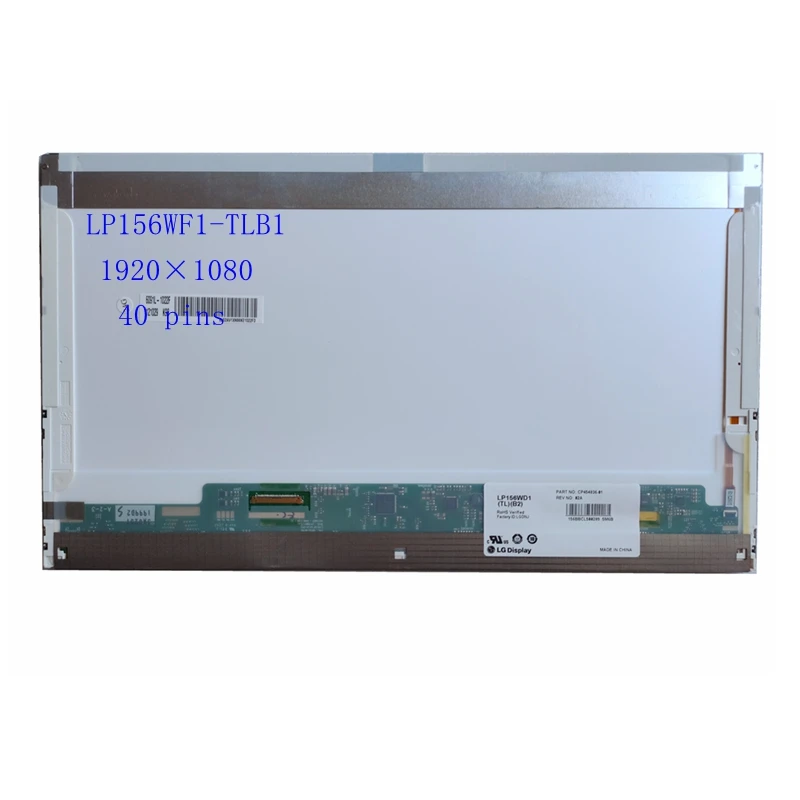 

15.6" Laptop Screen LP156WF1-TLB1 LP156WF1 TLB1 LTN156HT01 B156HW02 B156HW01 LCD Matrix LED Display FHD 1920x1080 40Pin LVDS