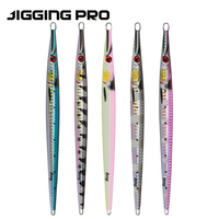 JIGGINGPRO 40g 60g 80g 100g 150g 3D Print Needle Jig Speed Jigs Saltwater Jigging Lure