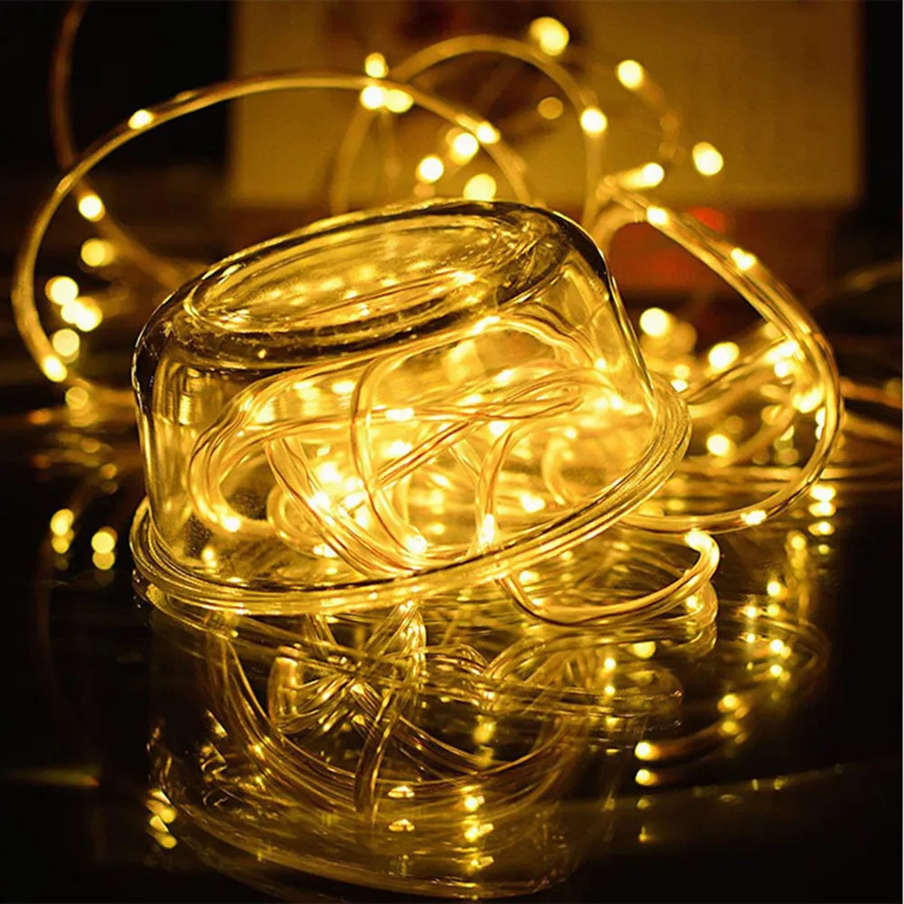 Christmas Decorations For Home 2024 Led Fairy Lights New Year 2024 Festoon Tube Rope String Lights 10/15M Street Garland Wedding