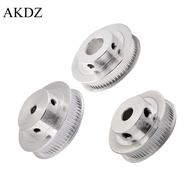 60 teeth GT2 Timing Pulley Bore 5mm 6.35mm 8mm 10mm 12mm 14mm for belt width 6mm used in linear 2GT pulley 60Teeth 60T