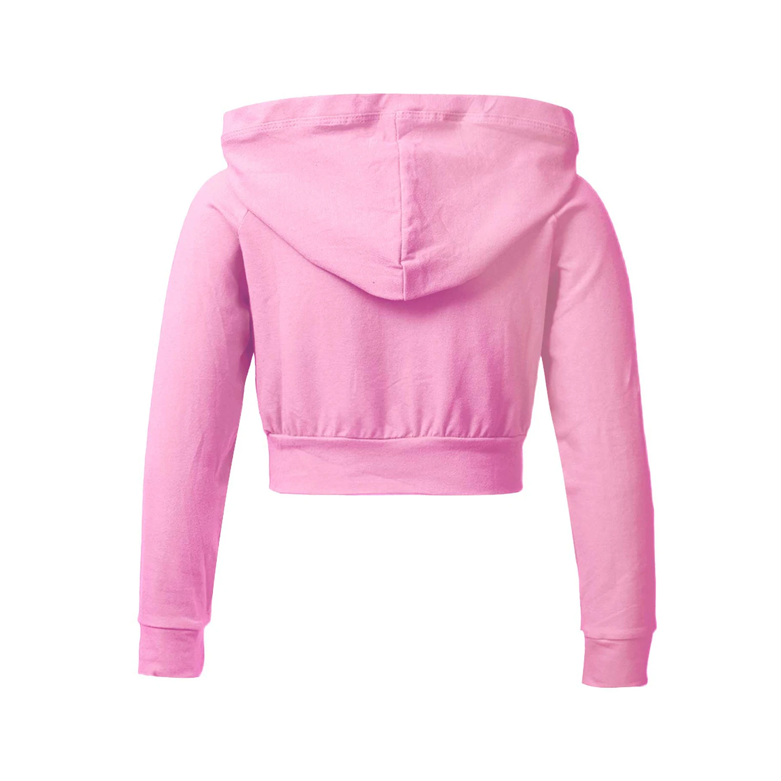 Girls Ballet Top Shrug Kids Fashion Long Sleeve Hoodie Dance Cover Up Cardigan Wrap Cotton Leotards Dancewear Coat Jacket