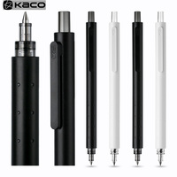 Youpin KACO Gel Pen Simple Black White Pole 0.5mm ручки Press Gel Pen Black ink Ballpoint Pen Smooth Writing For School&Office