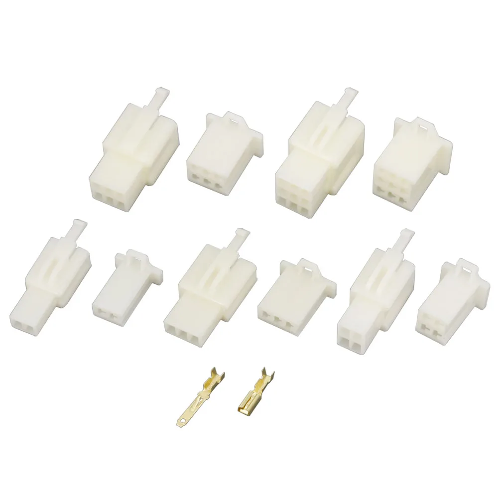 5 Sets 2.8mm Connectors （2+3+4+6+9）Pin DJ7021A~DJ7091A-2.8 Electrical Wire Plug Male and female Automobile Connector