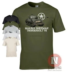 M4a3e8スパイダーマンタンクTシャツ簡単8 thunderbolt ww2 d-day車両リワードット