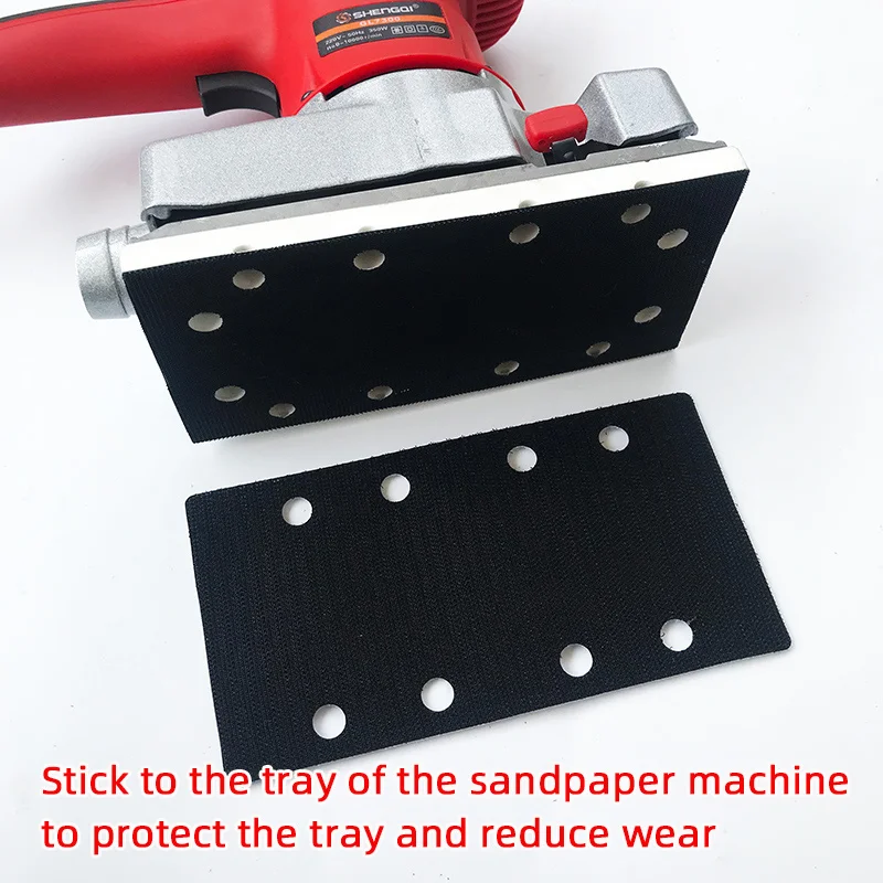 Car Sanding Rectangular Sandpaper Machine Cushion Pad Gas-electric Sanding Machine Protective Cushion To Reduce Tray Wear 95*180