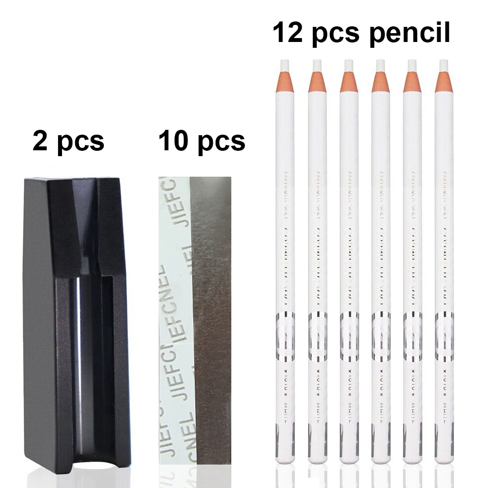 1818 Eyebrow Pencil Sharpener Microblading Accessories Waterproof Beauty Natural Long Lasting Soft White Pen Supplies Tools Kit