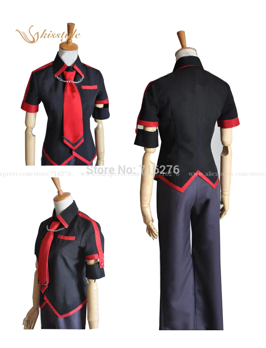 Kisstyle Fashion Anime Blood-C Shinichiro Tokizane Boy Cloth Uniform Cosplay Costume Custom-Made