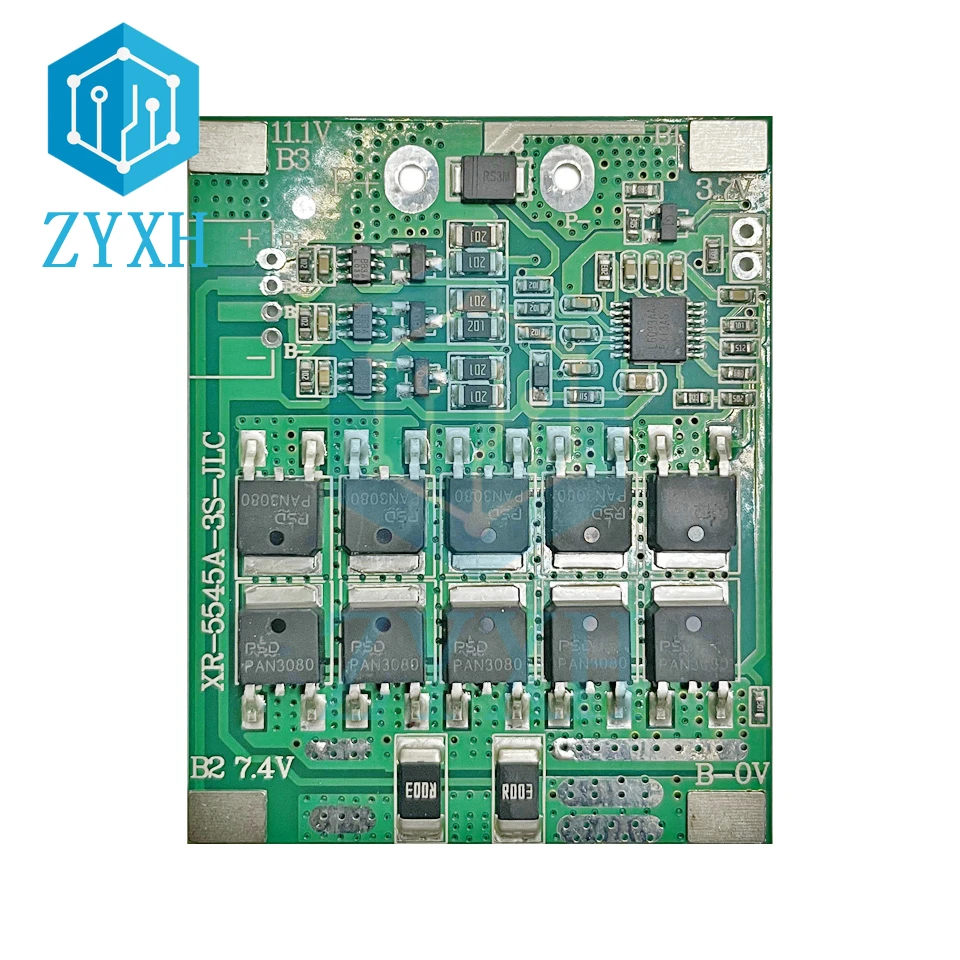 Balanced Version 3S BMS 30A 11.1V 18650 Li-ion Lithium Battery Charge Board Overcurrent/Short Circuit Protection For Motor Drill