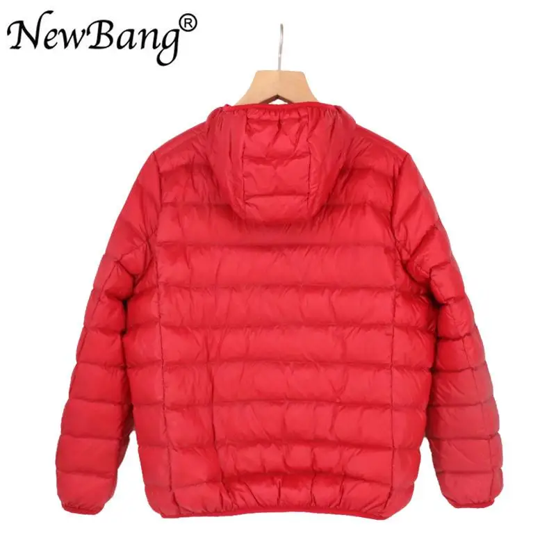 NewBang Brand 6XL 7XL 8XL Large Size Womens Down Jacket Ultra Light Down Jacket Women Winter Windproof Feather Coats