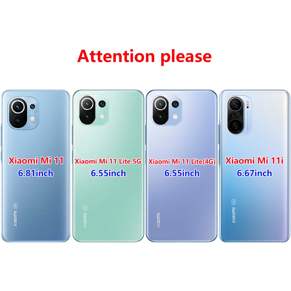 For xiaomi Mi 11 / Mi 11 Lite 5G NE 4G / Mi 11i / Mi 11 Ultra Case Back Phone Cover For xiaomi11 i Xiomi Mi11Lite Silicon Bumper