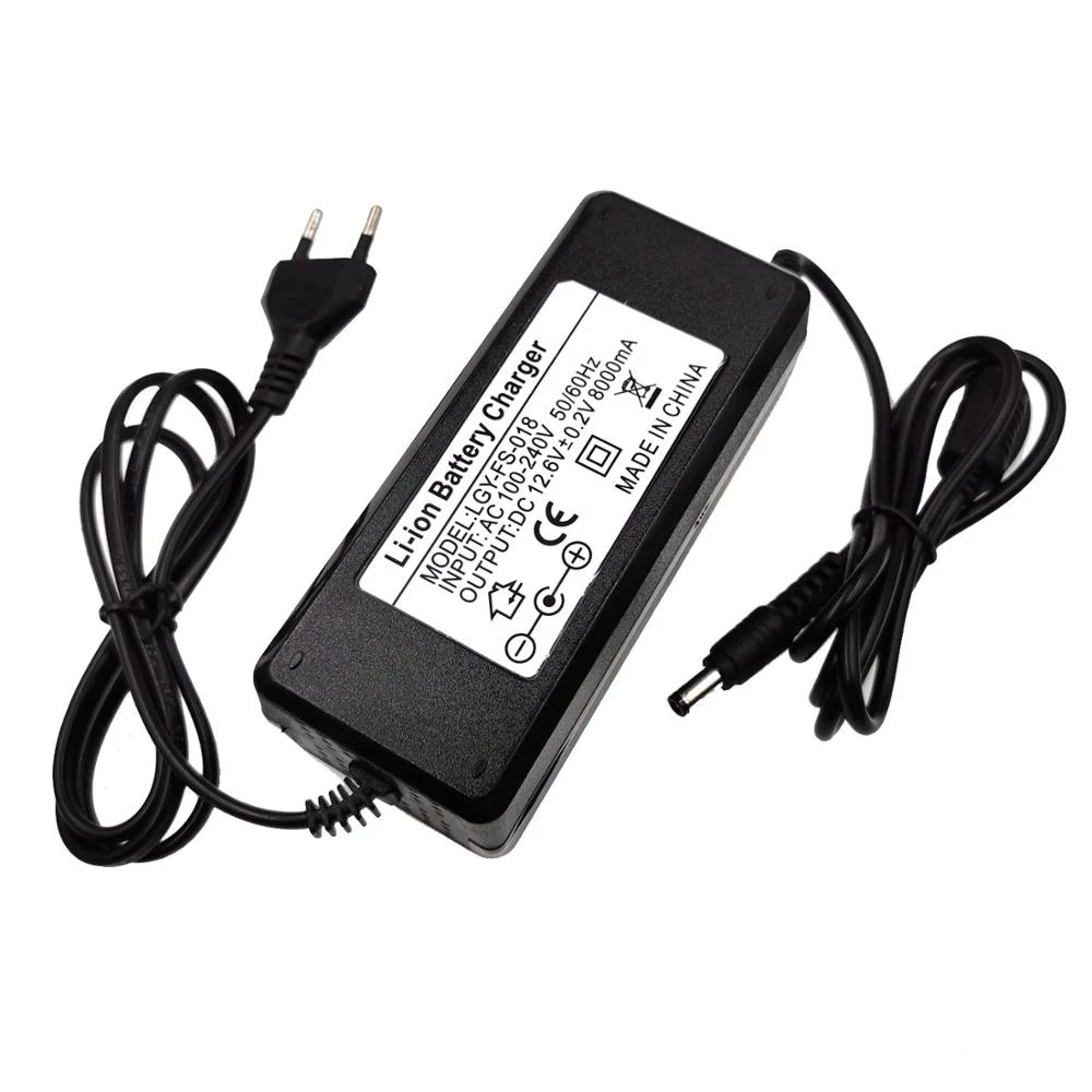 12.6V 14.6V Battery charger adapter DC 5.5 * 2.1mm Lithium charger Power Adapter EU/US Plug 5A 10A power supply quick charge