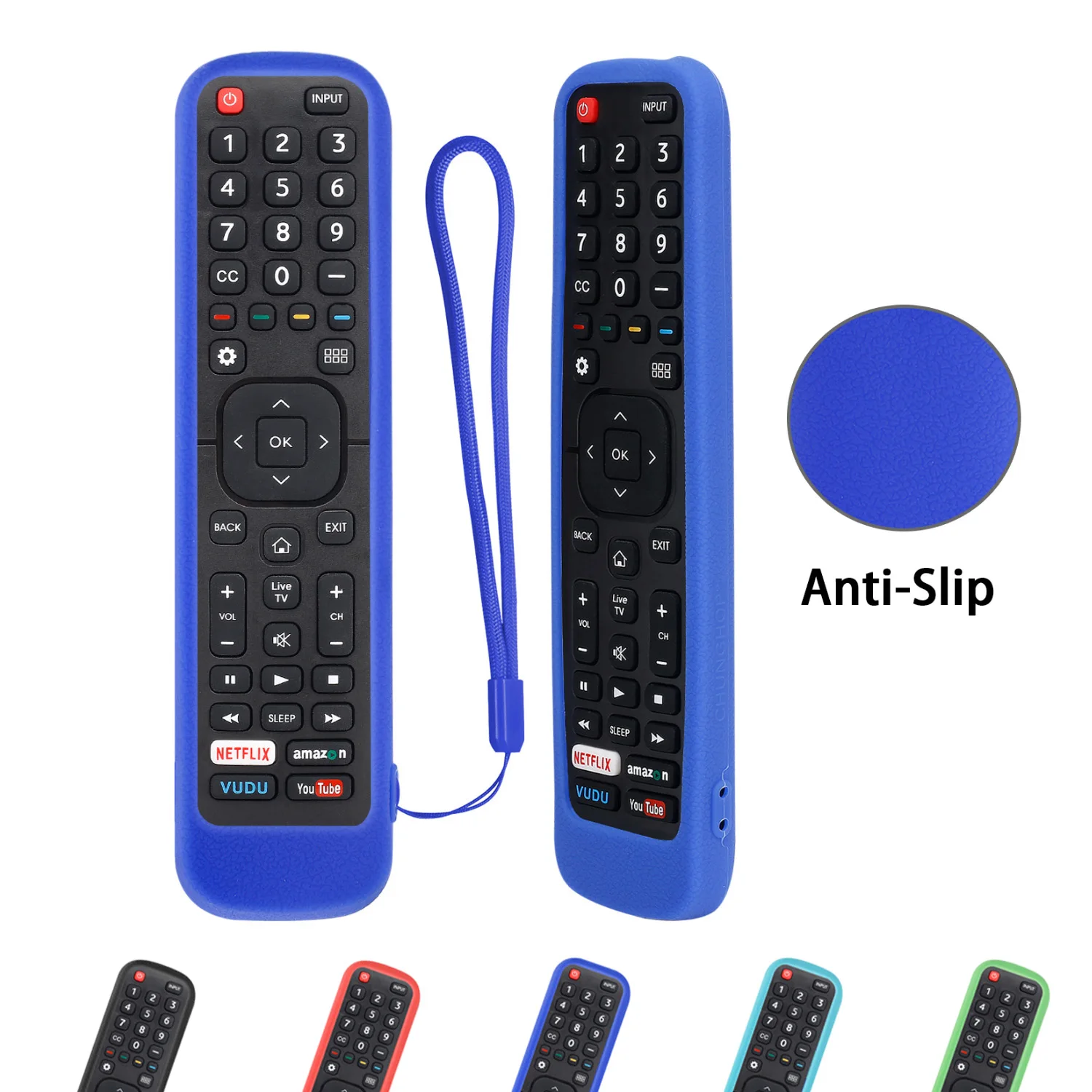 Protective Case Cover for Hisense EN2B27 EN2H27B EN2H27HS EN2H27D EN2A27 ER-31607R ER-22655HS RC3394408/01 TV Remote Controller