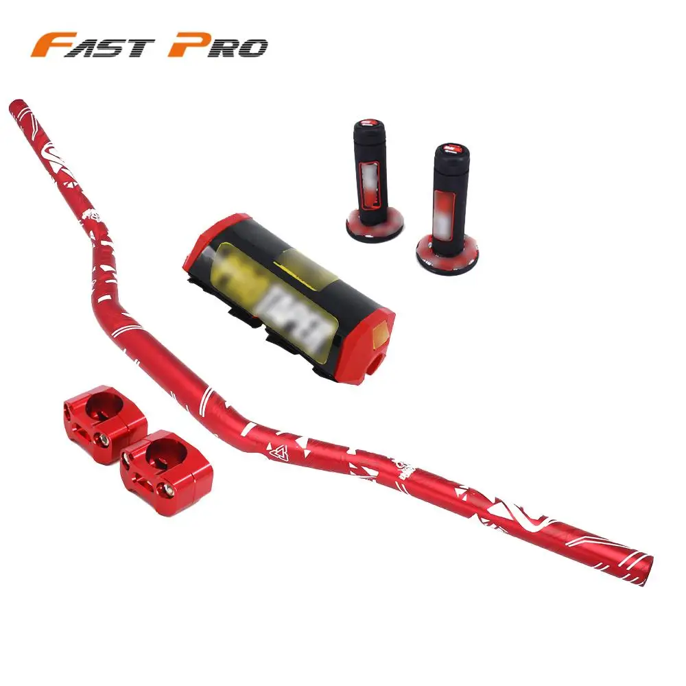 Motorcycle 28mm Handlebar With Handle Grip Fat Bar Dirt Bike Motorcross For PRO YAMAHA YZ YZF WR WRF TTR 125 250 400 450 426 CRF