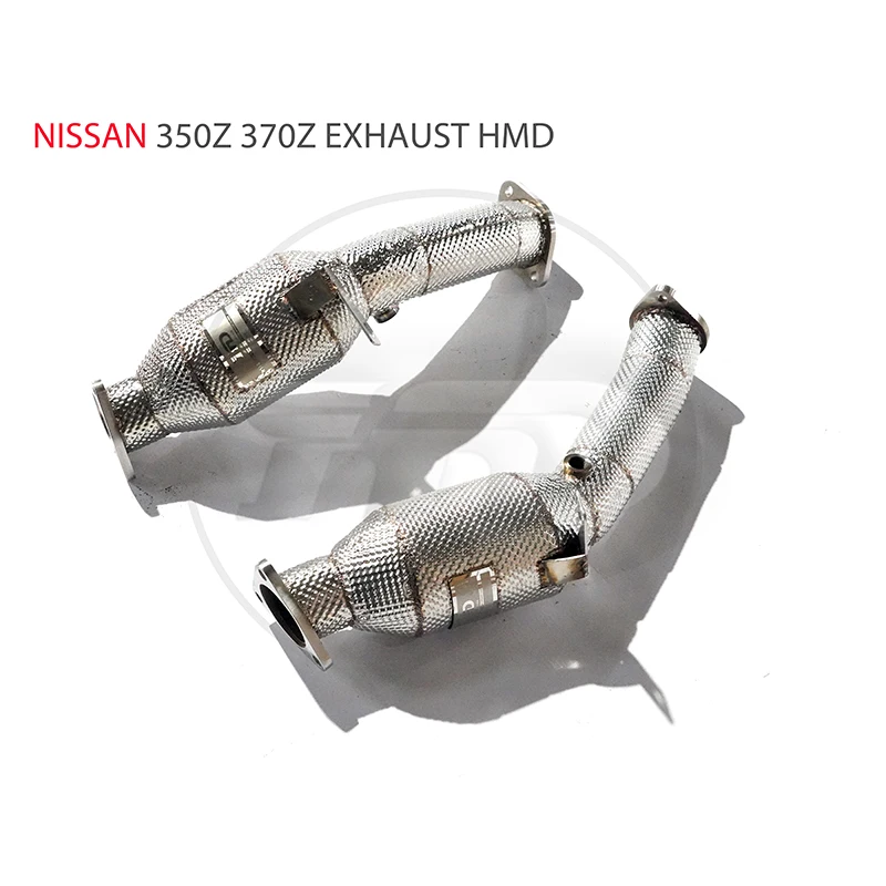 HMD Exhaust Manifold for Nissan 350z 370z Downpipe GTR35 Car Accessories With Catalytic Converter Header Auto Modification