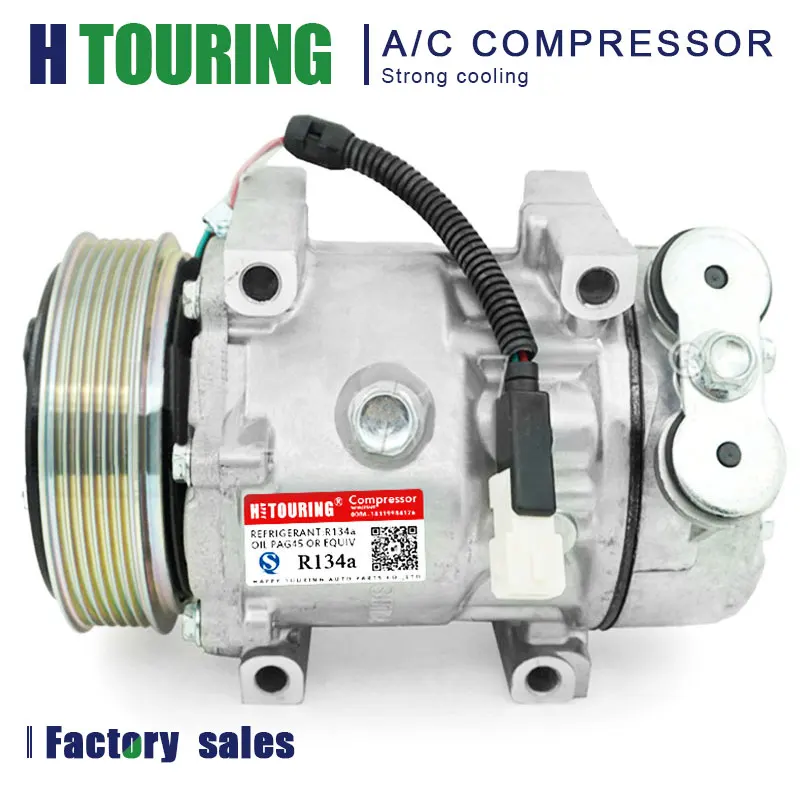 

Sd7v16 AC Compressor for Peugeot 206 306 406 806 607 807 / Citroen C5 C8 Aircon 9645306580 6453CL 9626902180 6453JF 1237 1211