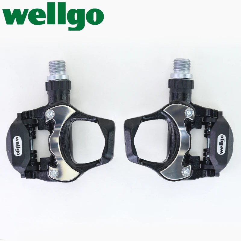 Wellgo R301 Road Bike Pedals Look Keo Compatible Bearings Clipless Pedales Automaticos Bicicleta Self-locking Bicycle Pedals