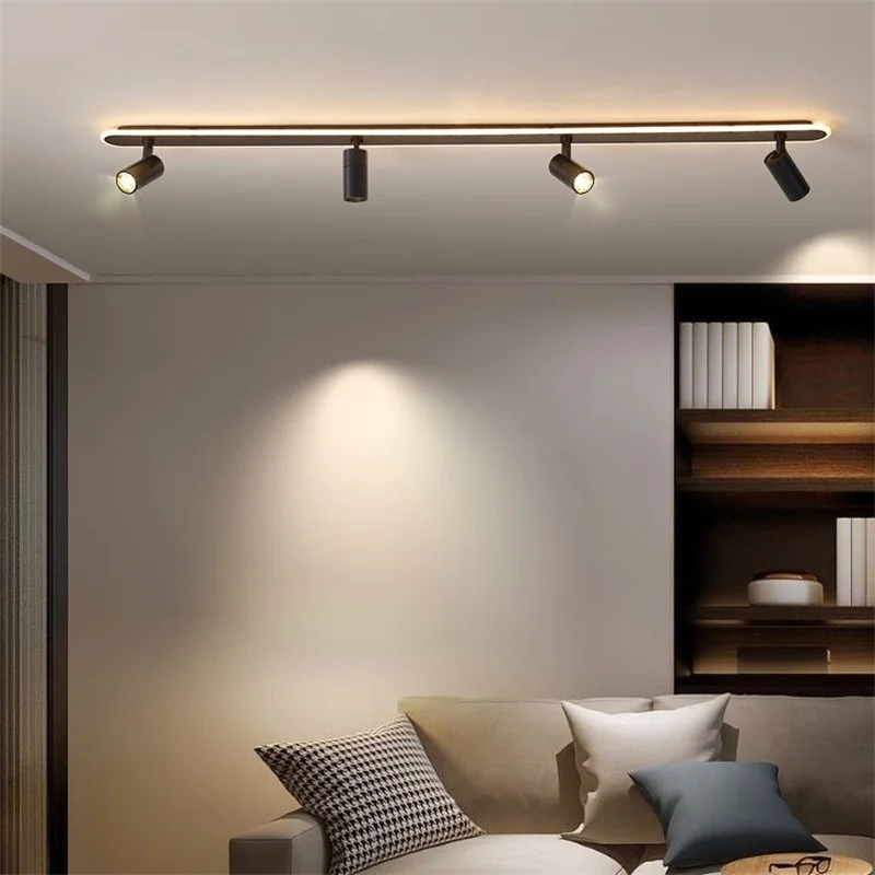 New LED Ceiling Lights AC90-260V Modern Led Ceiling Lamp Spotlight Surface Mounted For Study Room Balcony Shop Showroom Lighting