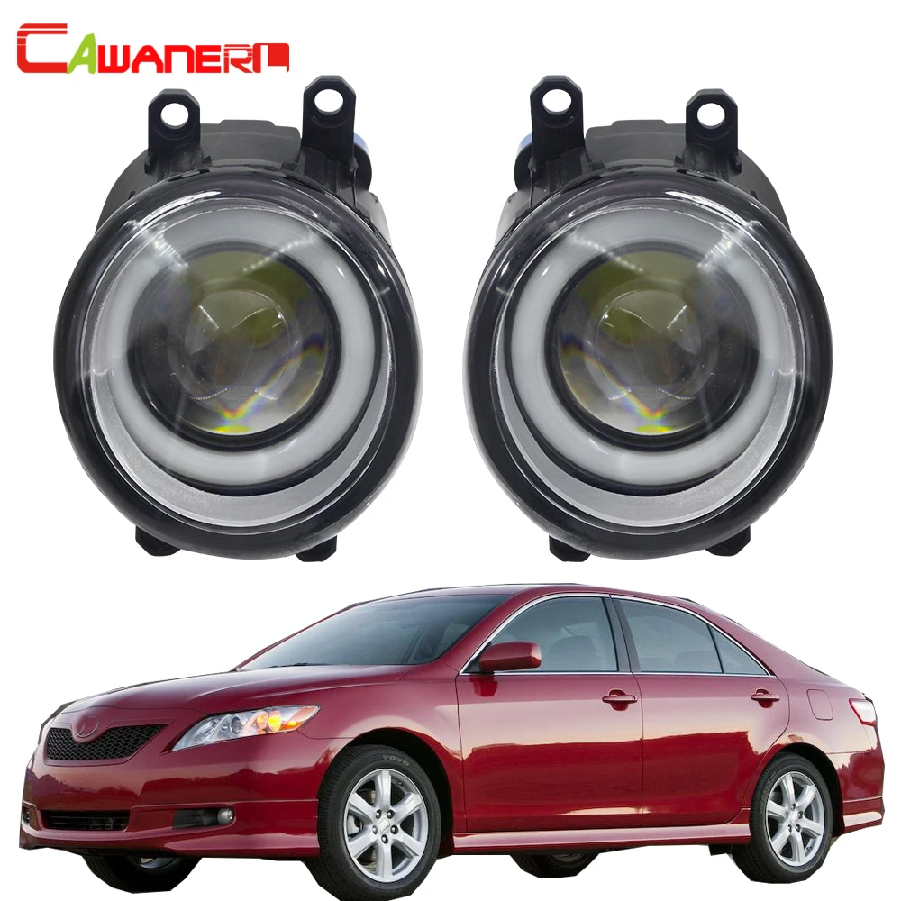 

Автомобильные светодиодные противотуманные фары Cawanerl для Toyota Camry 2006-2012, 30 Вт, 3000 лм, дневные ходовые огни Ангельского глаза, ДХО белого цвета, 12 В, 2 шт.