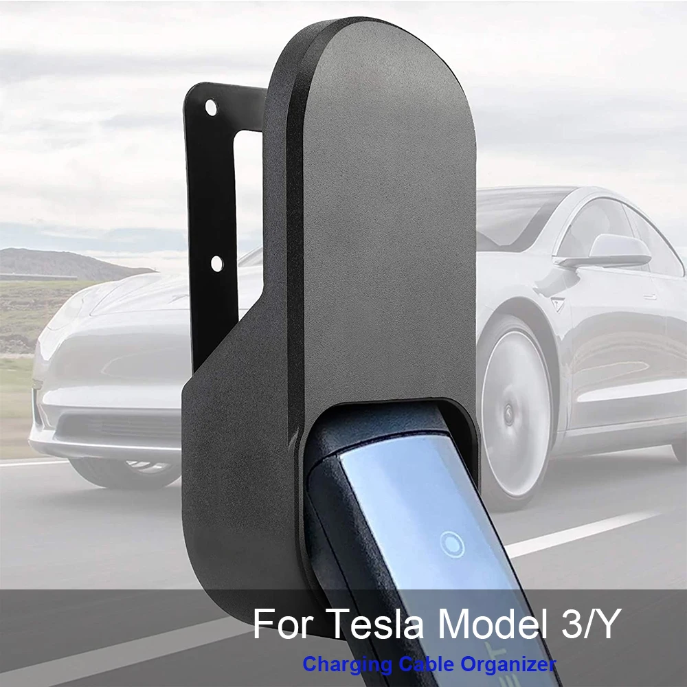 Car Charging Cable Organizer For Tesla Model 3 S X Y Accessories Wall Mount Connector Bracket Charger Holder