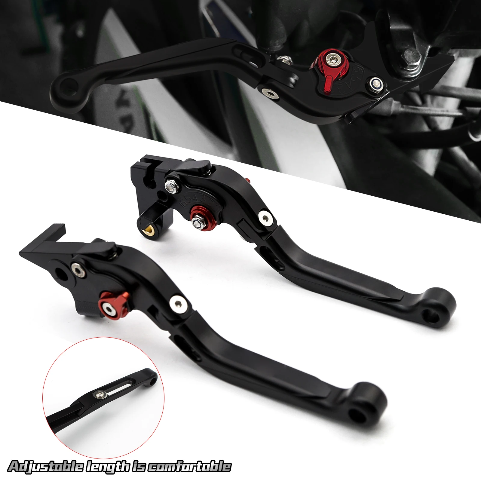 For Yamaha TT 600 R (Belgarda) (K/Start) EU TT600 1993-2004 CNC Motorcycle Adjustable Folding Extendable Brake Clutch Lever