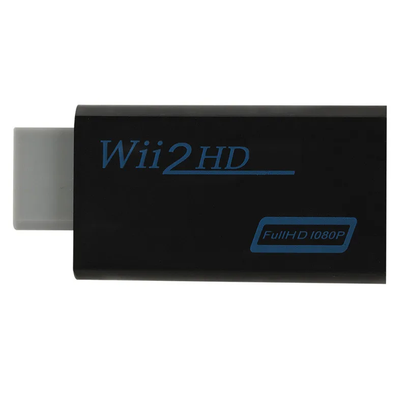 

Полный HD 1080P Wii-совместимый адаптер преобразователя Wii 2hdmi-совместимый 3,5 мм аудио для ПК HDTV монитор дисплей