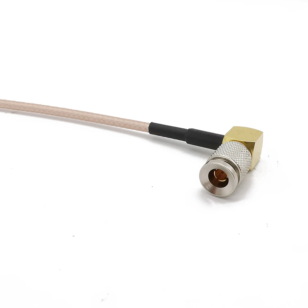 BNC Female to DIN 1.0/2.3 Right Angle Mini BNC Male 75 Ohm RG179 SDI Cable for HD SDI 3G SDI Vedio Recorder Camera Monitor 1-20M