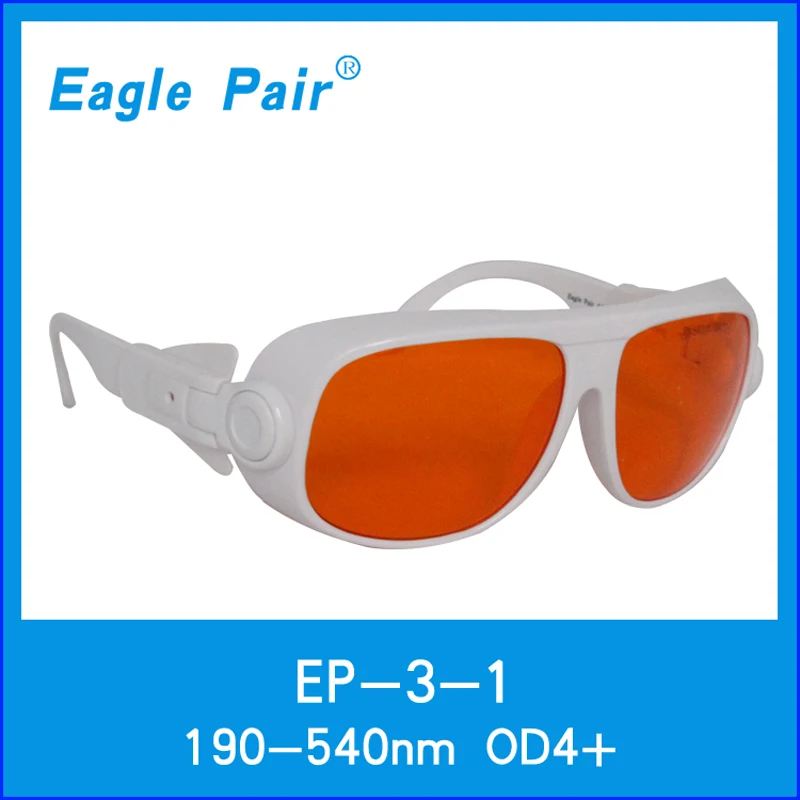 Eagle Pair EP-3-1 190-540 нм OD7+ Лазерные защитные очки широкого спектра с непрерывной абсорбцией