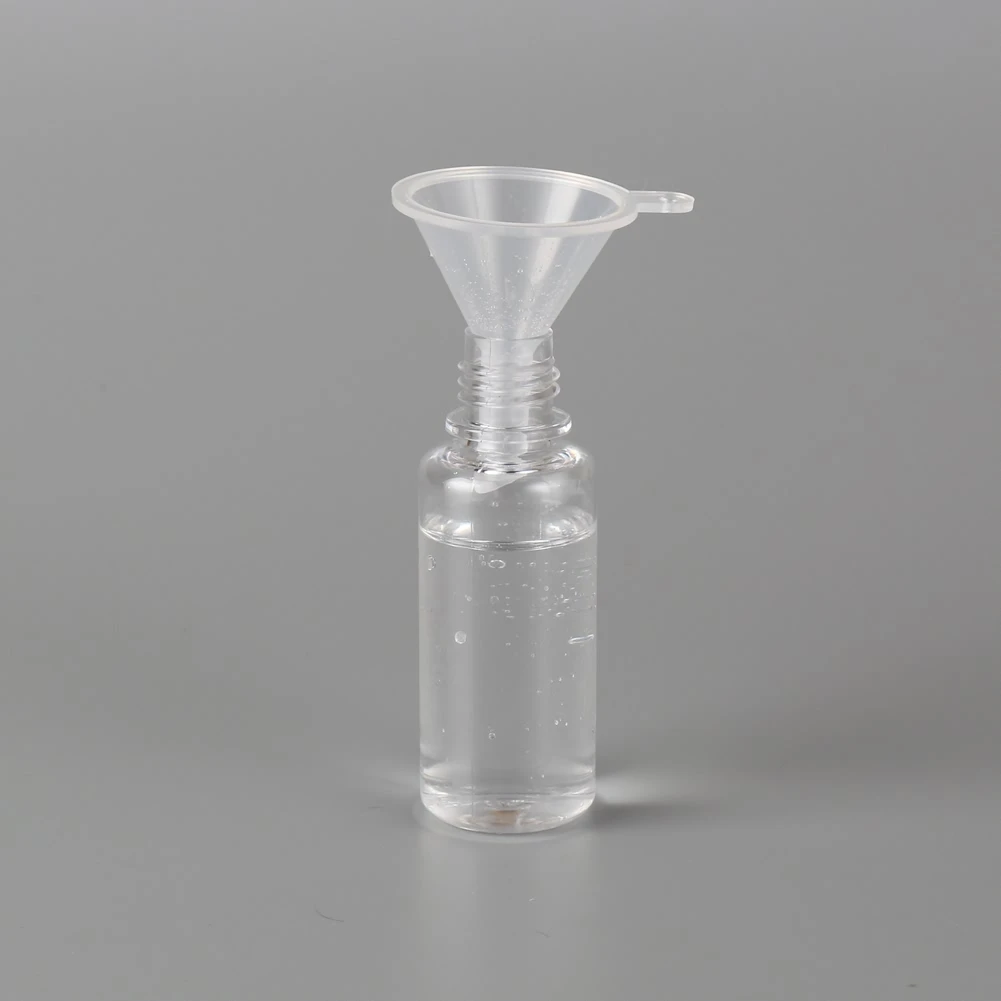 20PCS 3ML-50ML PET Clear Dropper Bottles Empty Plastic Juice Eye Liquid Refillable Transparent Containers with Caps Dropper Tip