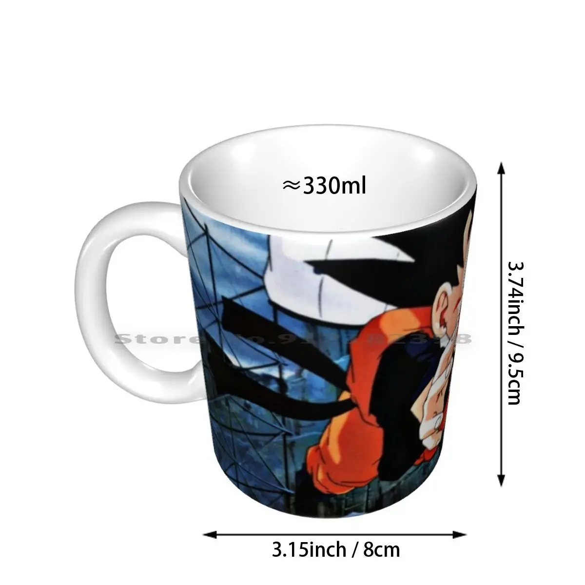 Ceramic Mugs Coffee Cups Milk Tea Mug Fighterz Anime Super Z Kakarot Z Heroes Gt Creative Trending Vintage Gift Bottle Cup