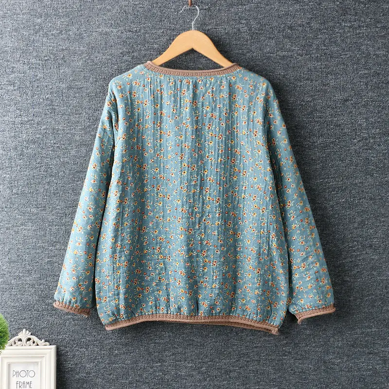 Vintage T Shirt Women Long sleeve Shirt Cotton Linen Stitch V neck Loose Tee Shirt Autumn Clothes Basic Tshirt Ladies Top Casual