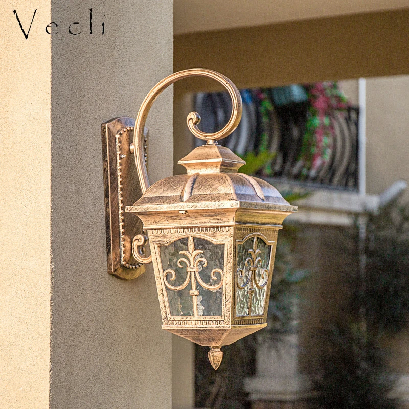 

European Style Outdoor Wall Lamp Waterproof Aisle Garden Balcony Lamp Villa American Retro Outdoor Gate Courtyard Corridor Lamp
