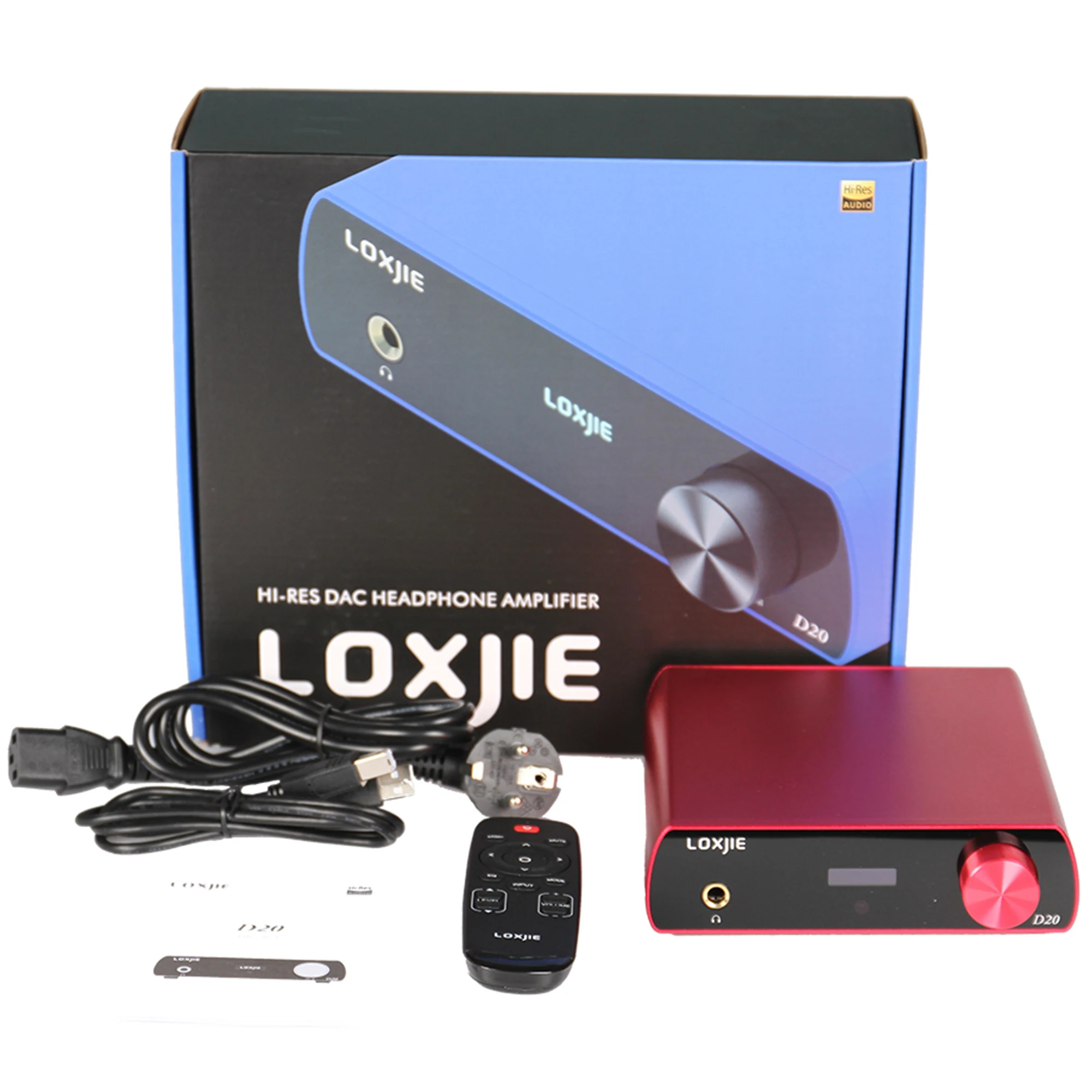 LOXJIE D20 HIFI Audio digitale DAC e amplificatore per cuffie utilizza Chip DAC AK4497 supporto DSD512 PCM 32bit/768kHz
