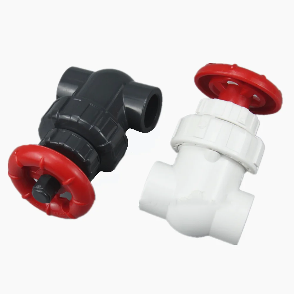 UPVC plastic gate valve flow control valve precision control valve hand wheel switch valve