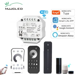 투야 스마트 라이프 앱 알렉사 에코 구글 홈 어시스턴트 음성 제어, 와이파이 2.4G RF AC 트라이액 LED 조광기, 220V, 230V