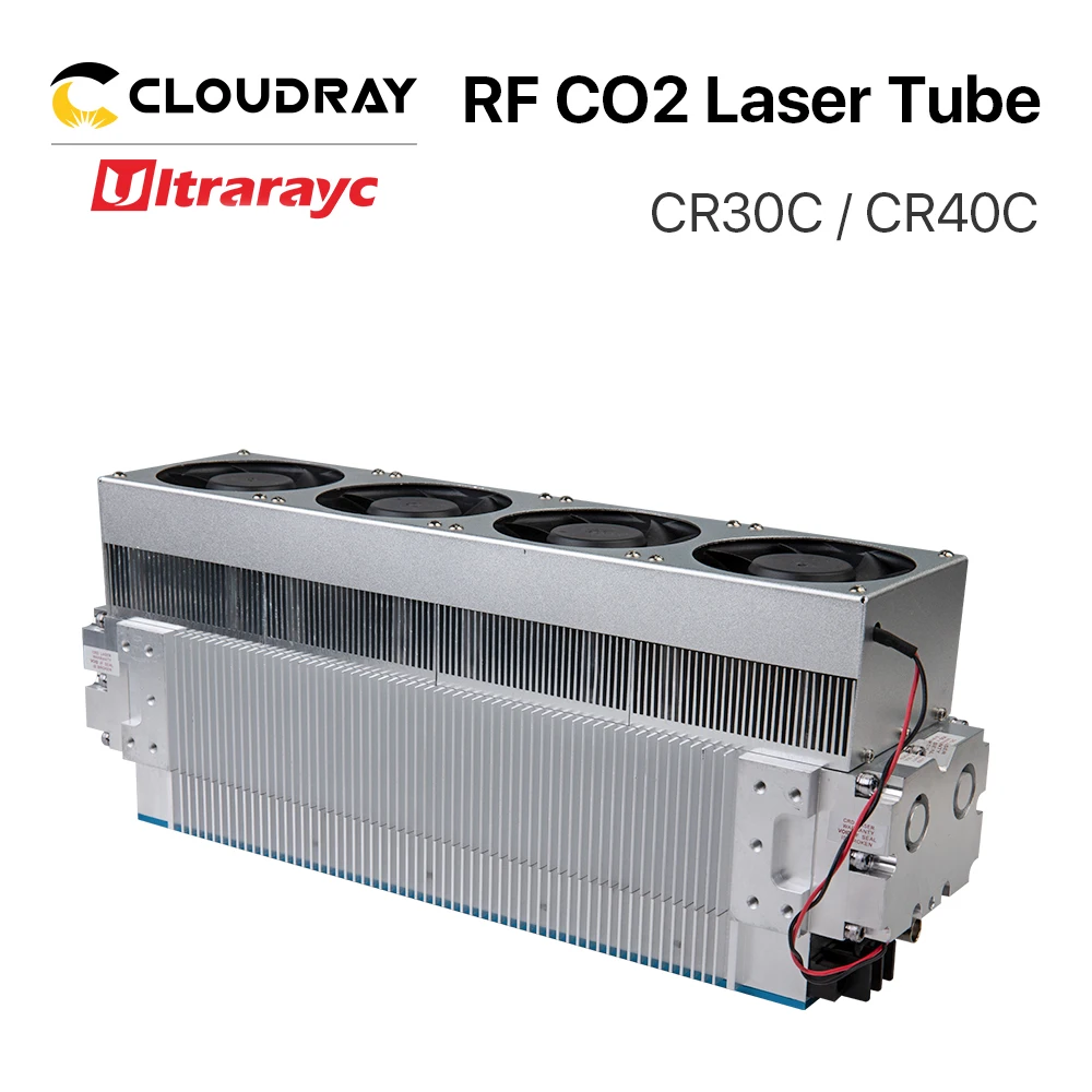 Ultrarayc CO2 RF Laser Tube 30W 40W 10.6um Metal Laser Tube CR30C / CR40C for Co2 Laser Marking Machine Cutting Machine