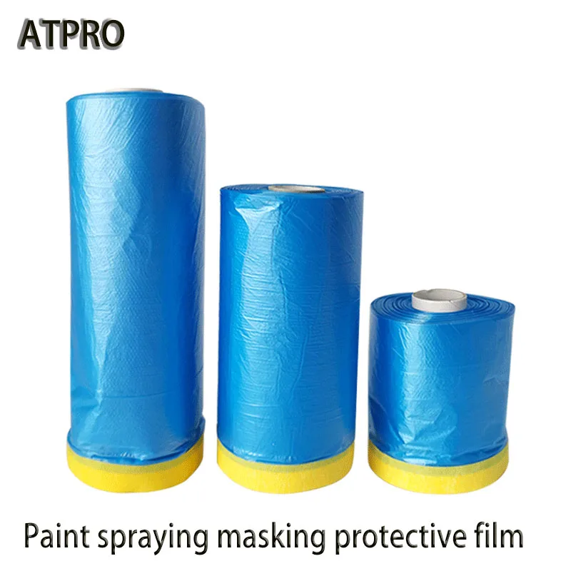 Película protectora especial para pintura de automóvil, película protectora gruesa azul para pintura en aerosol, no se cae