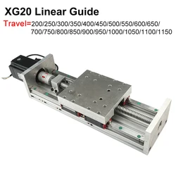 CNC Machine Tool Z Axis XG20 Sliding Table Two-Line Guide Rail With Ball Screw 1605 Moving Table For X Axis Y Axis Movement