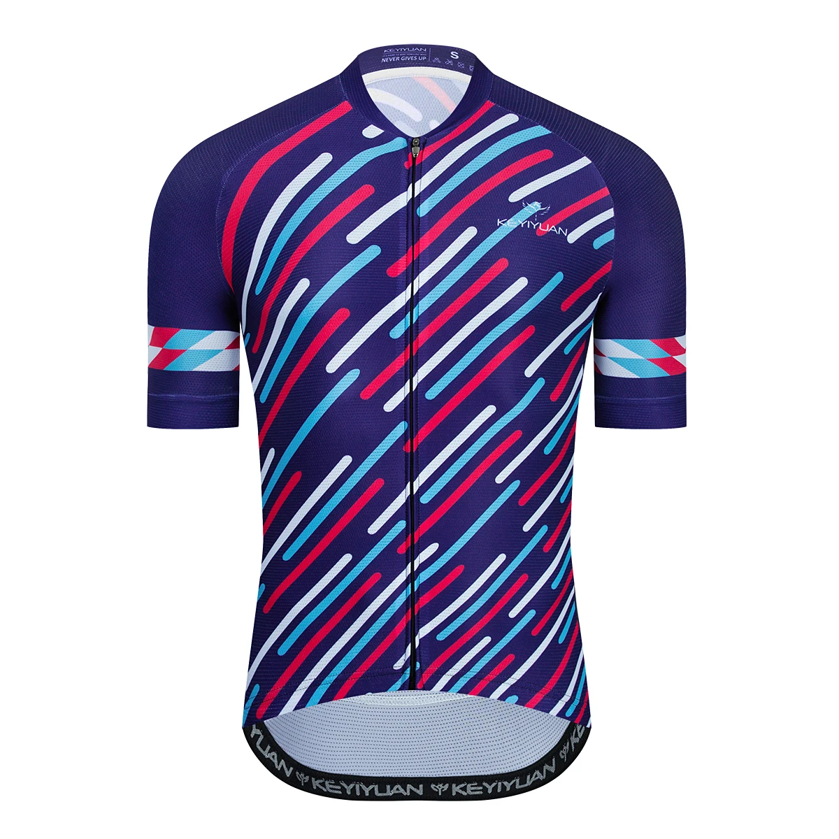 

KEYIYUAN New Retro Cycling Jersey Men Short Sleeve Mountain Bike Shirt Bicycle Clothing MTB Tops Mallot Ciclismo Hombre Verano