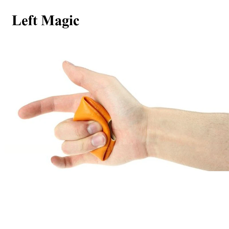 1pc Rubber Fake Orange Silk to Orange Vanishing/Appearing Magic Tricks Stage Street Gimmick Props Accessories Mentalism Magie