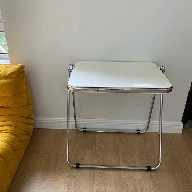 JOYLIVE Folding Dining Table Simple Transparent Table Coffee Table Side Table Portable Office Study Table Home Use 2021 New