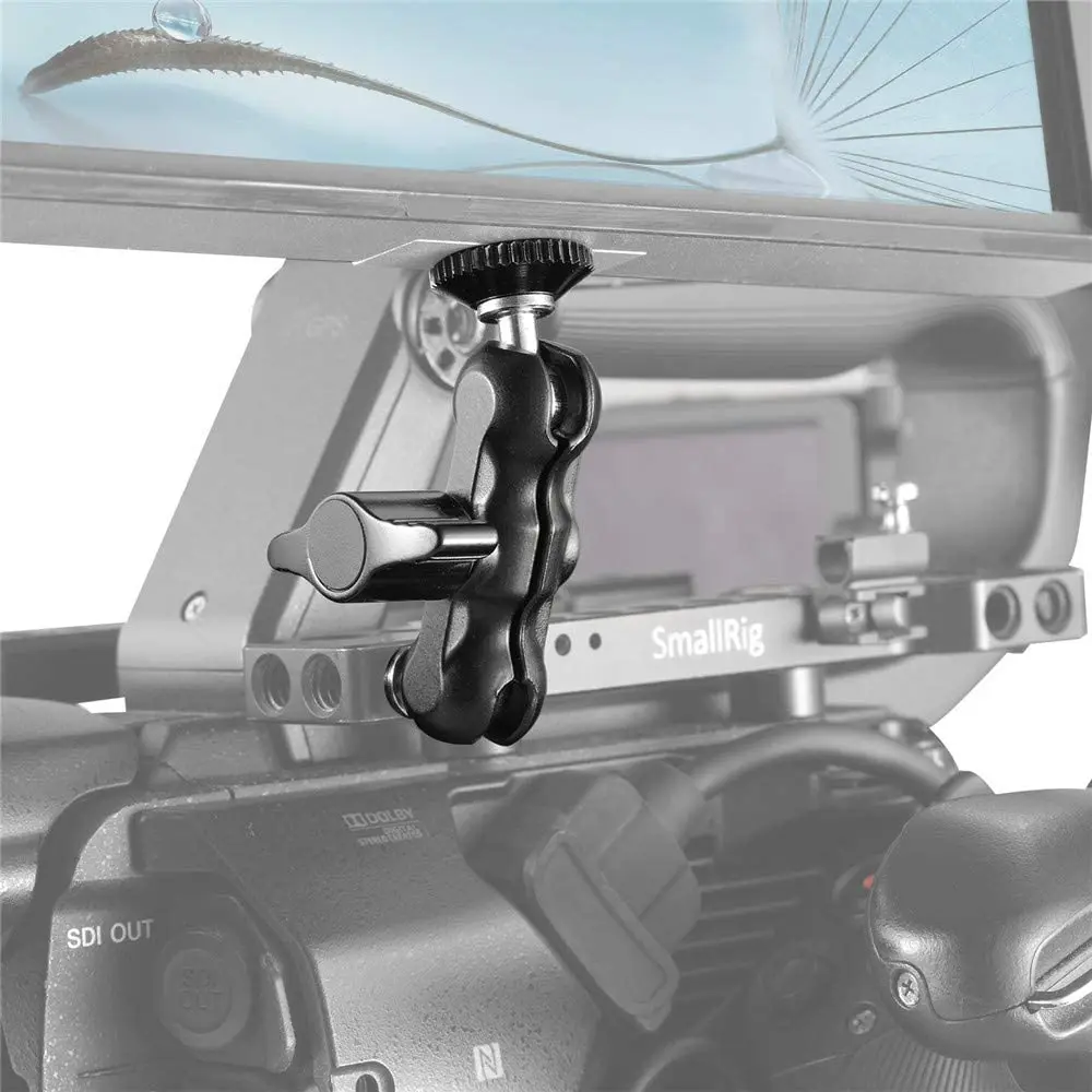 SmallRig Adjustable Universal Magic Arm with Small Ballhead for Camera Monitor / LED Light Support with 1/4 Screw