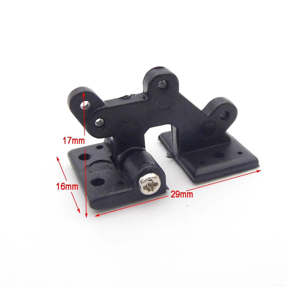 4PCS Hinge Seat Push Rod Linker End Connector Servo Horn DIY Parts for Alierons Flaps Airbrakes RC Airplane Model Fixed Wing