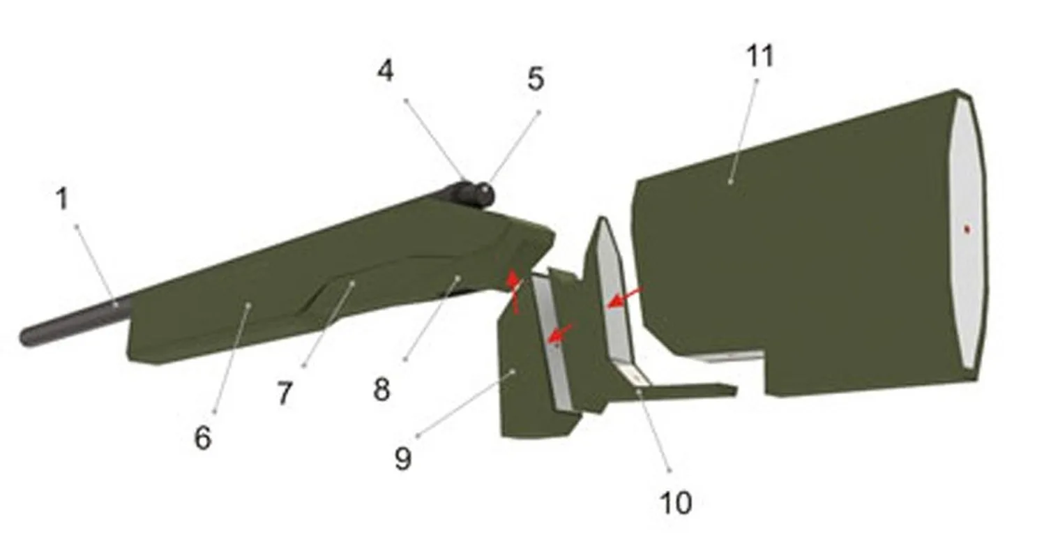 1:3 M40A3 snajper pistolet DIY 3D karta papierowa Model zestaw budowlany klocki zabawki edukacyjne Model wojskowy