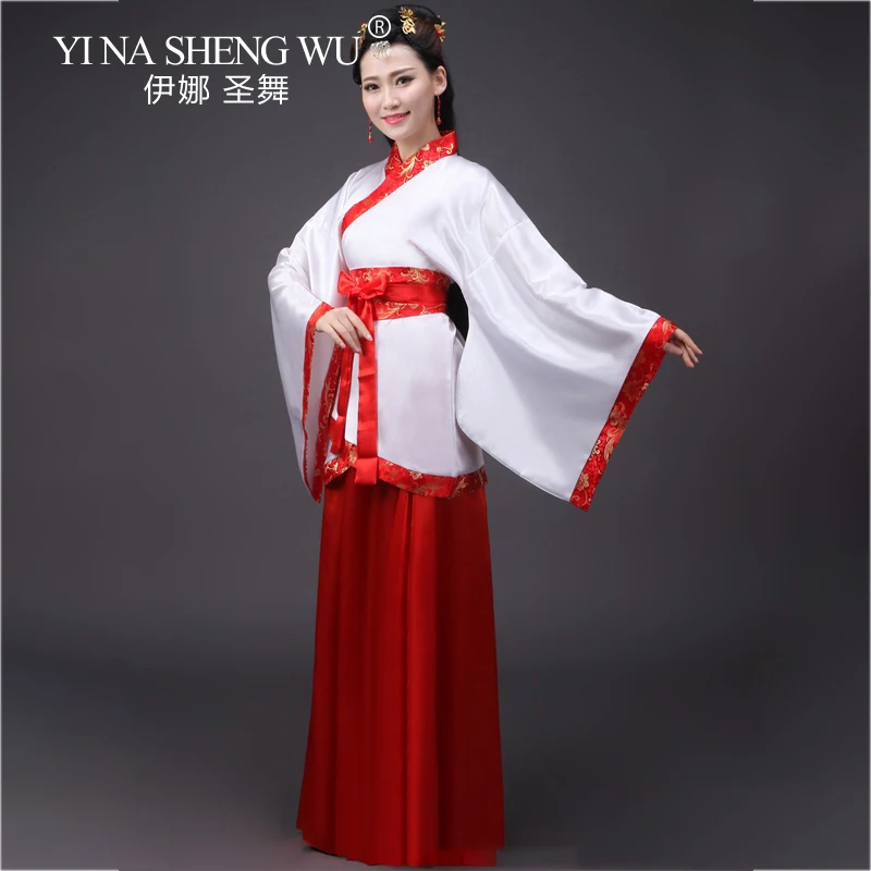 Women Han Dynasty Dress Ancient Chinese Traditional Hanfu Costume Oriental Princess Dress Lady Elegance Tang Dynasty Dance Wear