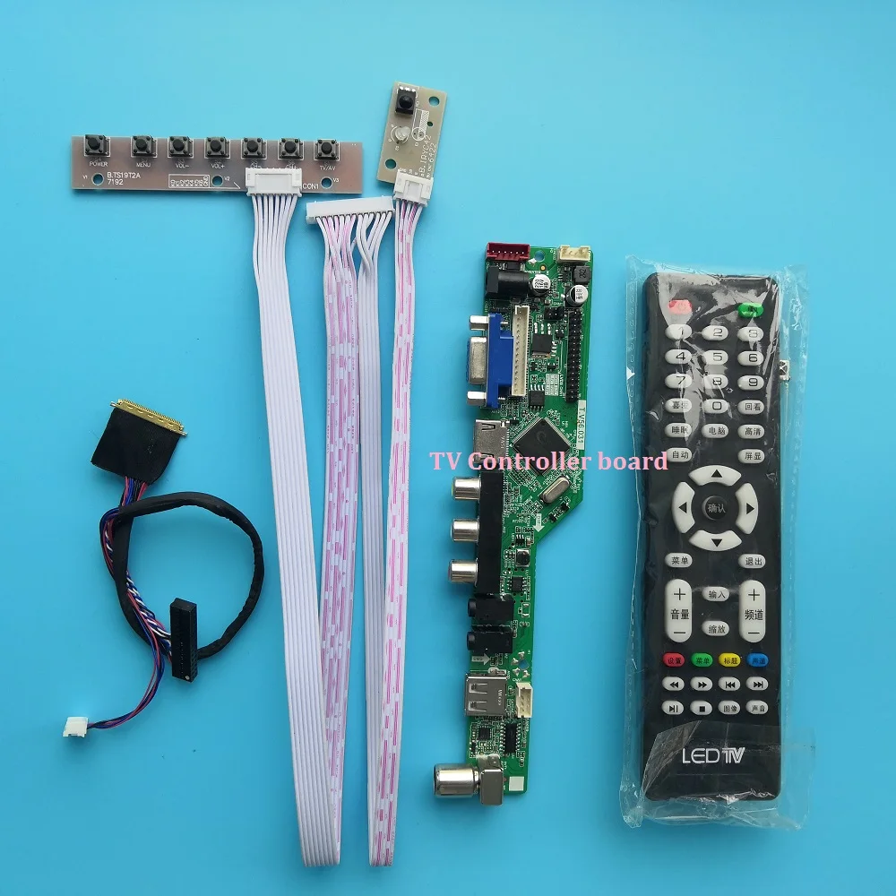 

kit for LP156WH3(TL)(AA)/LP156WH3 LCD LED 15.6" 1366X768 VGA remote Controller driver board USB HDMI 40pin LVDS TV AV Panel