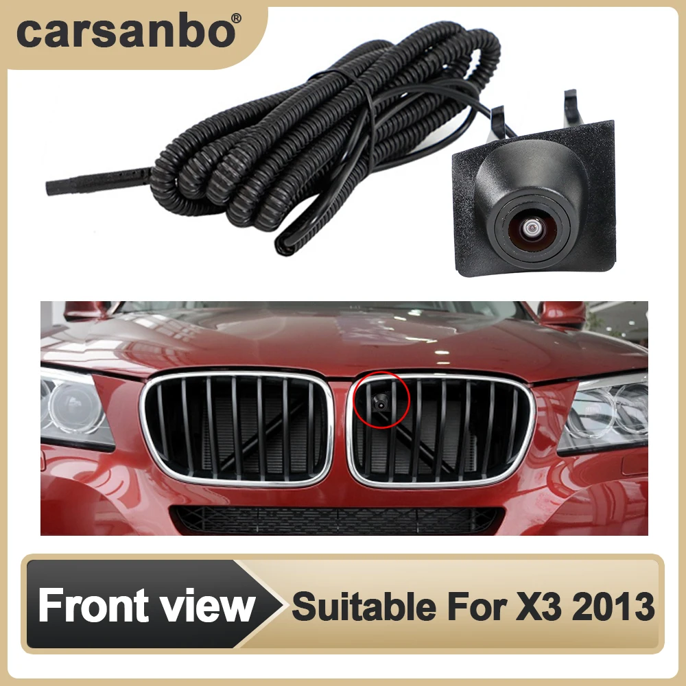 

Car front view camera HD OEM front view camera for BMW X3 2013 HD 170 degree night vision waterproof front view camera