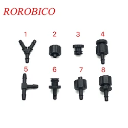 10Pcs 4x3mm Eco solvent Y Shape Ink Tube Connector Ink Pipe Hose Connect for Large Format UV Inkjet Printer ink connection
