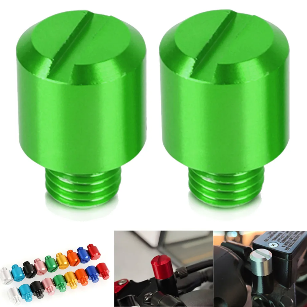 

Motorcycle M10*1.25 Mirrors Hole Plug Screws Caps Cover Bolts For Kawasaki Z250 Z300 Z400 Z650 Z750 Z800 Z900 Z1000 Accessories