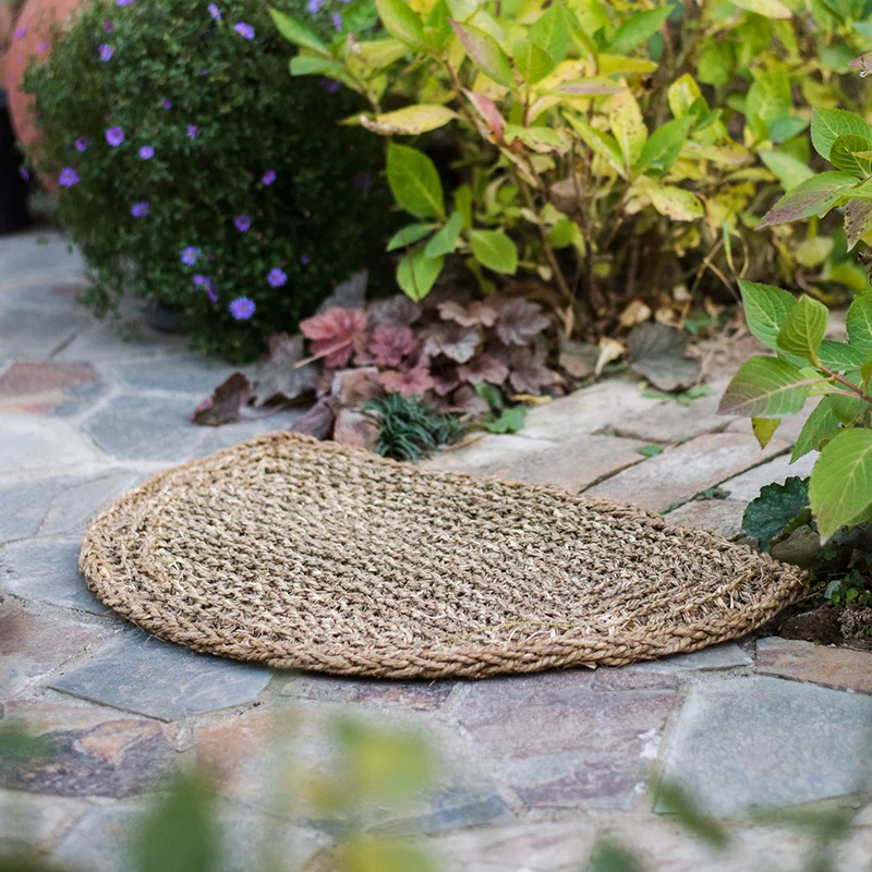 

garden decor natural hand woven door mat